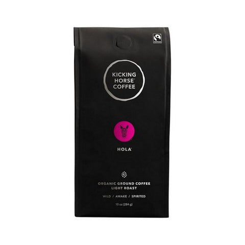 Organic Hola Ground Coffee 10 Oz(Case Of 6) by Kicking Horse