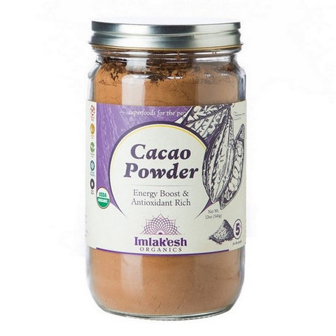 Imlakesh Organics, Organics Cacao Powder, 12 Oz (Case Of 6)