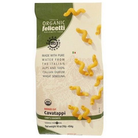 Felicetti, Organic Cavatappi Pasta, 16.01 Oz (Case Of 12)