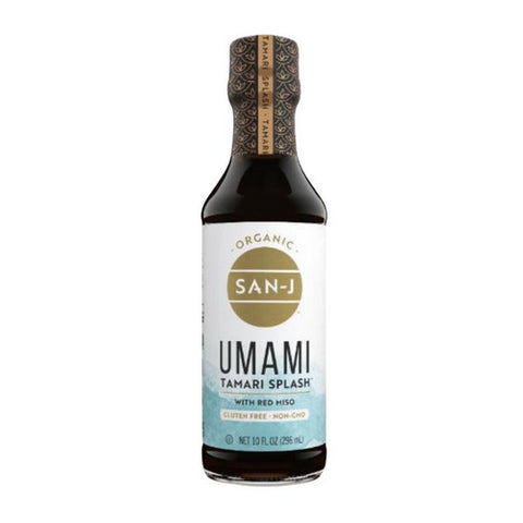 San J, Organic Umami Tamari Splash Sauce, 10 Oz (Case Of 6)