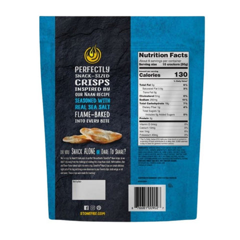 Stonefire, Sea Salt Naan Crisps, 6 Oz (Case Of 12)