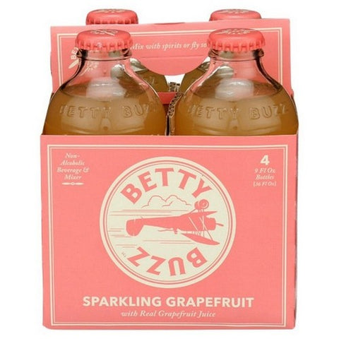 Betty Buzz, Sparkling Grapefruit, 36 Oz (Case Of 6)
