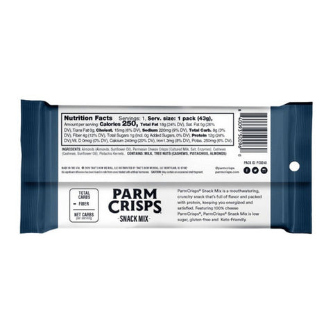 Parm Crisps, Original Snack Mix, 1.5 Oz (Case Of 12)