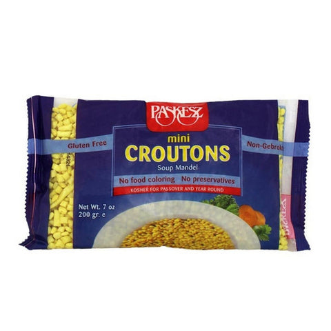 Paskesz, Mini Croutons Soup Mandel, 7 Oz (Case Of 12)