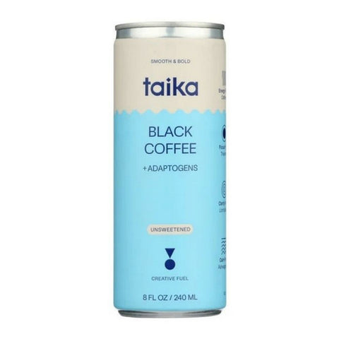 Taika, Roasted Black Coffee, 8 Oz (Case Of 12)