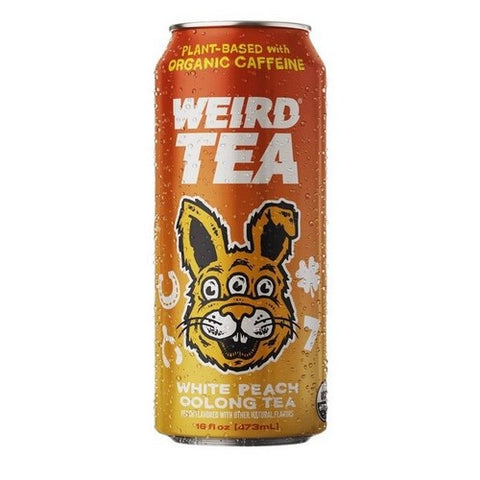 Drink Weird, White Peach Oolong Tea, 16 Oz (Case Of 12)
