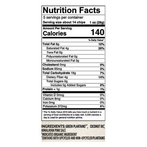 Barnana, Plantain Scoops Pink Salt, 5 Oz (Case Of 6)