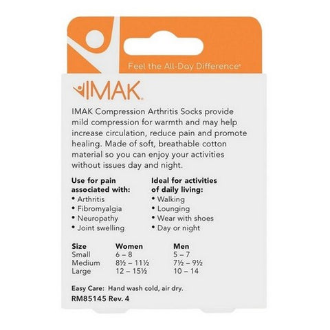 Brownmed, Arthritis Socks Calf High Small Gray Closed Toe, 1 Count