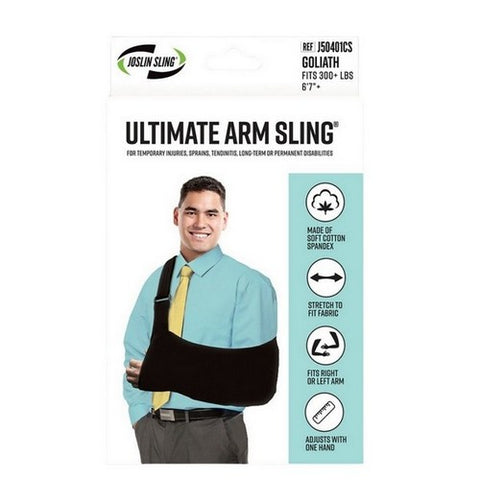 Brownmed, Arm Sling Ultimate Arm Sling D-Ring / Hook and Loop Strap Closure Goliath, 1 Count