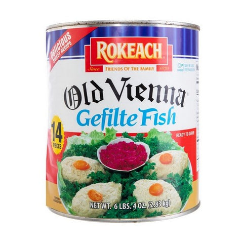 Old Vienna Gefilte Fish 6.25 Lbs(Case Of 6) by Rokeach