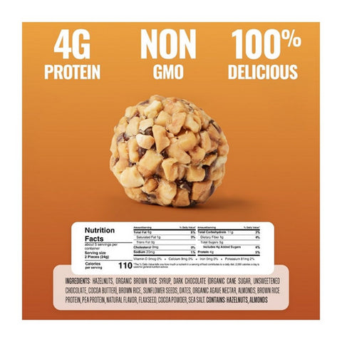 The Gfb, Dark Chocolate Plus Hazelnut, 4 Oz(Case Of 6)