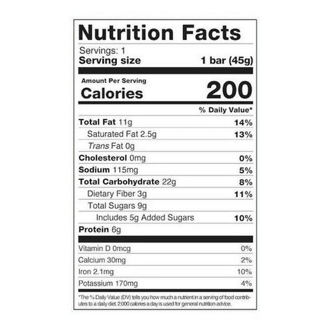 88 Acres, Dark Chocolate Sea Salt Seed Bar, 1.6 Oz(Case Of 9)