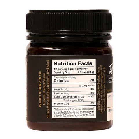 Taylor Pass, Manuka Honey MGO 50+, 250 Grams(Case Of 6)