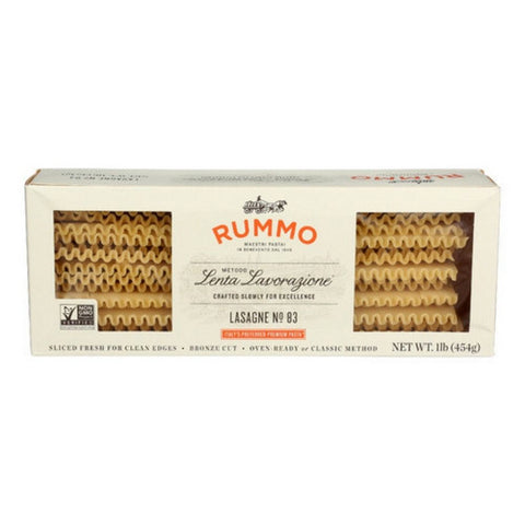 Rummo, Lasagna Pasta Noodles, 1 Lb(Case Of 12)