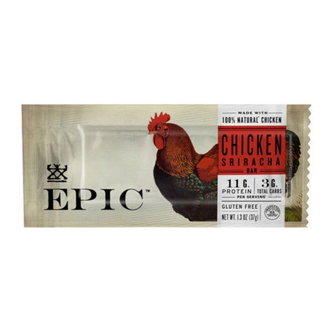Epic Provisions, Chicken Sriracha Bar, 1.3 Oz(Case Of 12)