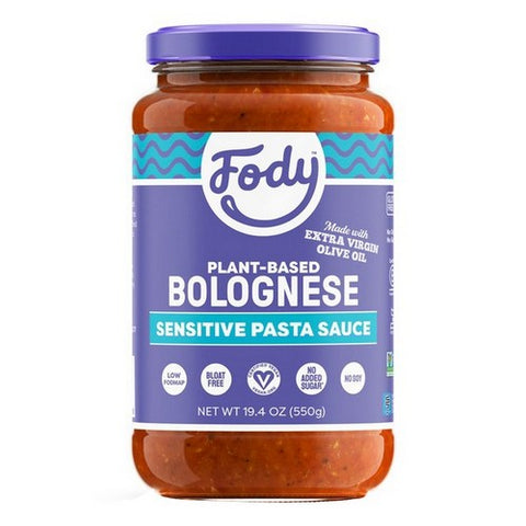Fody Foods, Vegan Bolognese Pasta Sauce, 19.4 Oz(Case Of 6)