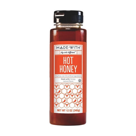 Made With, Organic Hot Honey, 12 Oz(Case Of 6)