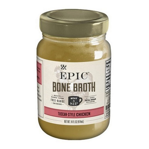 Epic Provisions, Tuscan Style Chicken Bone Broth, 14 Oz(Case Of 6)