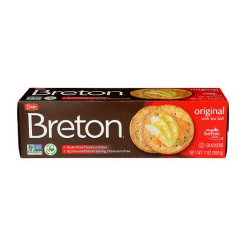 Dare, Original Breton Crackers, 7 Oz(Case Of 12)