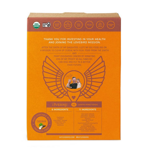 Lovebird, Cereal Honey, 7 Oz(Case Of 6)