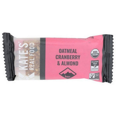 Kates Real Food, Oatmeal Cranberry And Almond Bar, 2.2 Oz(Case Of 12)