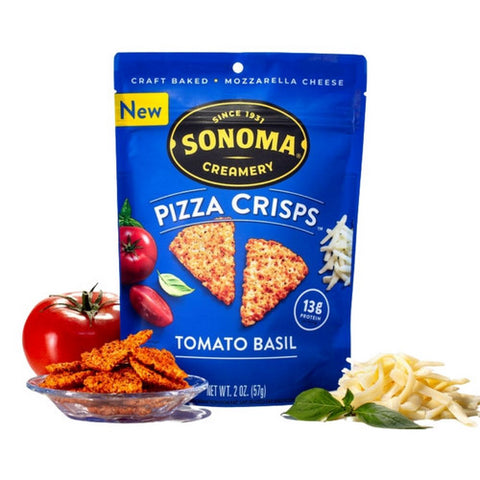 Sonoma Creamery, Tomato Basil Pizza Crisps, 2 Oz(Case Of 6)
