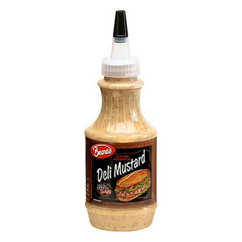 Beanos, Bold And Tangy Deli Mustard, 32 Oz(Case Of 4)
