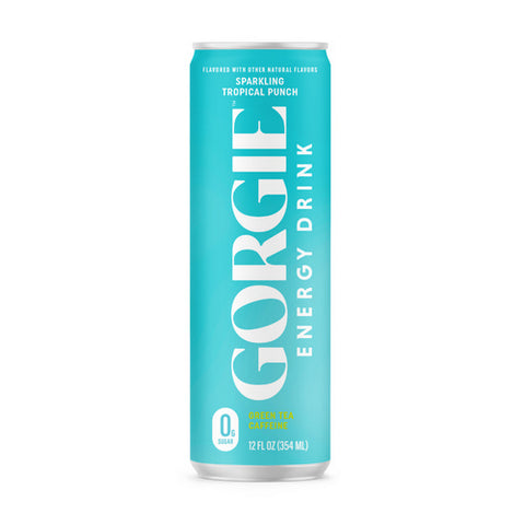 Gorgie, Beverage Energy Sparkling Paradise Punch, 12 Oz(Case Of 12)