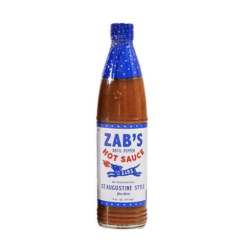 Zabs, St. Augustine Style Hot Sauce, 6 Oz(Case Of 6)