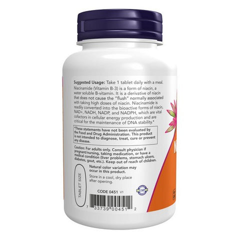 Now Foods, Niacinamide, 1,000Mg, 90 Tabs
