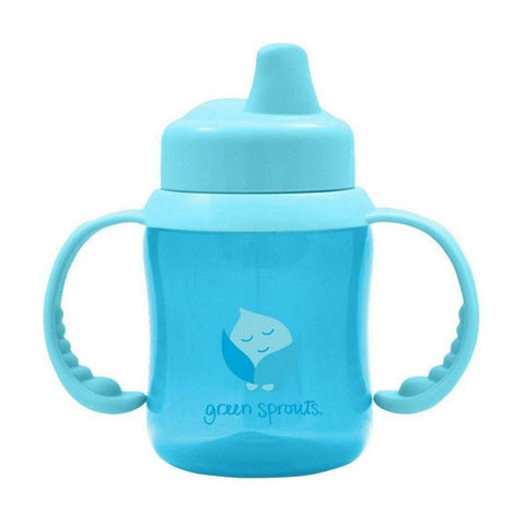 Green Sprouts, Non Spill Sippy 6-12 Months Aqua, 1 Count