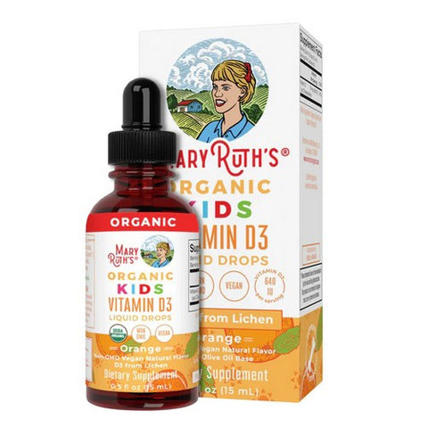 MaryRuth's, Organic Kids Vitamin D3 Liquid Drops, 0.5 Oz