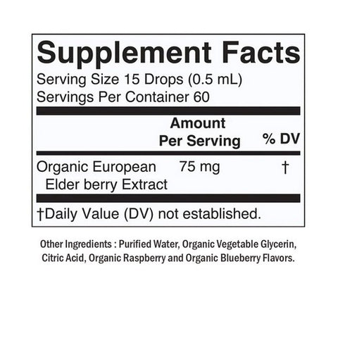 MaryRuth's, Organic Kid's Liquid Elderberry Drops, 1 Oz