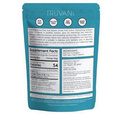 Truvani, Wild Caught Marine Collagen, 6.35 Oz