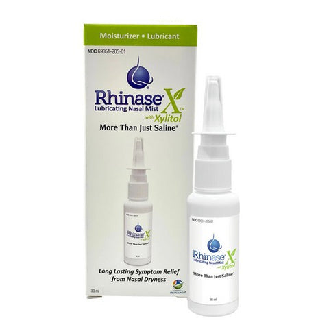 Rhinase, Lubricating Nasal Mist Spray With Xylitol, 30 Ml