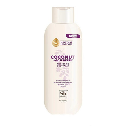Soapbox, Coconut Plus Goji Berry Nourishing Body Wash, 20 Oz