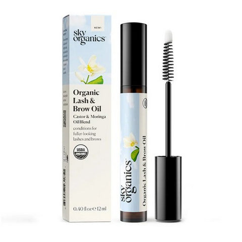 Sky Organics, Organic Lash And Brow Oil, .4 Oz