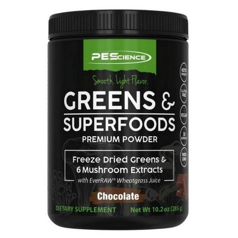 Pescience, Greens And Superfoods Powder Chocolate, 10.2 Oz