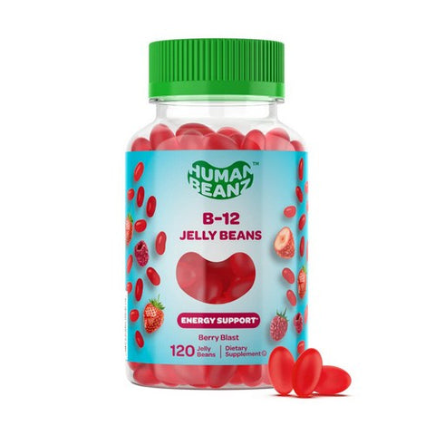 Human Beanz, Vitamin B-12 Berry Blast, 120 Count