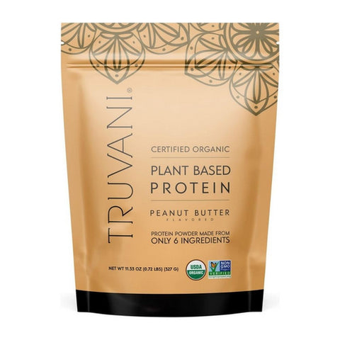 Truvani, Organic Plant Protein Powder Peanut Butter, 14 Oz