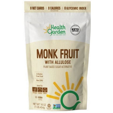 Health Garden, Allulose Monk Fruit Blend, 1 Lb