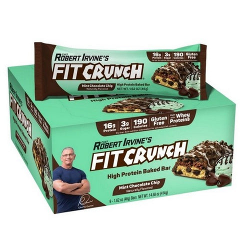 Chef Robert Irvine Fortifx, Fit Crunch Mint Chocolate Chip, 9 Count