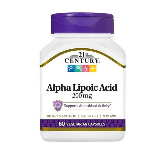 21st Century, Alpha Lipoic Acid, 60 Caps