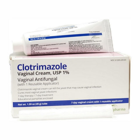 Taro, Clotrimazole Vaginal Antifungal Cream, 45 Grams
