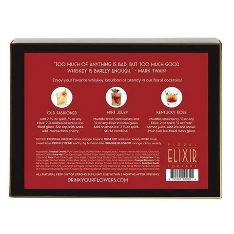 The Humble Co, Whiskey Lovers Cocktail Kit Bottles, 5 Count (2 Oz)