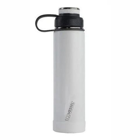 EcoVessel, Whiteout Boulder Water Bottle, 24 Oz