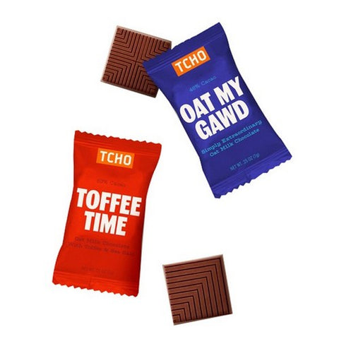 TCHO Chocolate, Oatally Awesome Assorted Milk Chocolate, 15 Oz