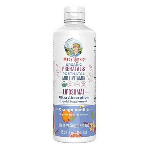 MaryRuth's, Orange Vanilla Pre And Postnatal Multivitamin Liposomal, 15.22 Oz