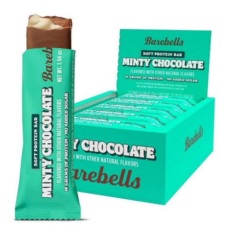 Barebells Soft Protein Bar Minty Chocolate 12 Count by Pure Protein