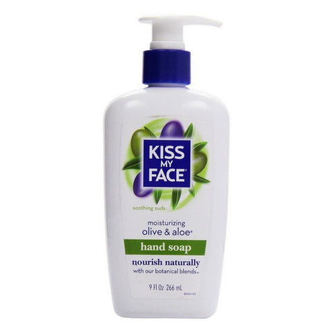 Kiss My Face, Moisturizing Hand Soap, Olive & Aloe, 9 Oz